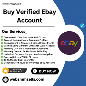 Buy Verified eBay Accounts