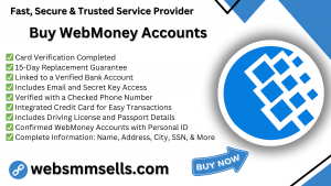 Buy WebMoney Accounts